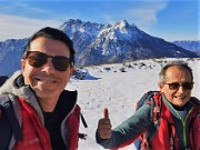 15 Nella pozza innevata con vista in Alben